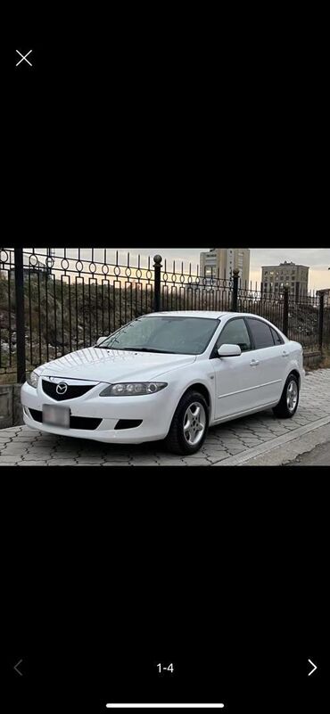 Mazda: Продается Mazda 6 белого цвета. Этот седан предлагает комфортное
