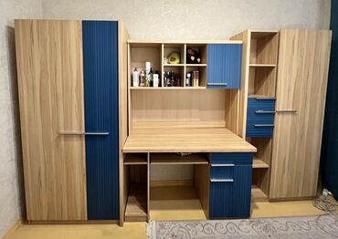 где купить орбизы: Детская гарнитура, Для мальчика, ДСП, цвет - Синий