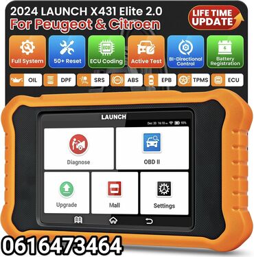 Alati za automobile: NOVO- LAUNCH X431 Creader Elite V2.0 OBD2 Peugeot i Citroen Novo - — 5