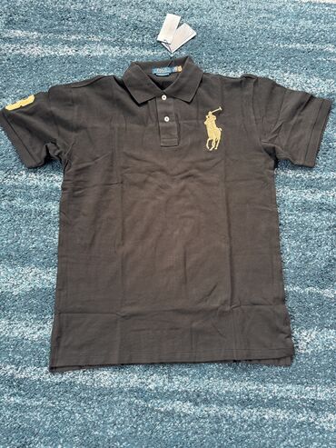 Футболки: Мужская футболка, XL (EU 42), Polo Ralph Lauren, Новый, цвет - Черный, Платная доставка