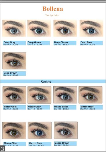 Göz üçün kosmetika: Göz zəri, Yeni — 3