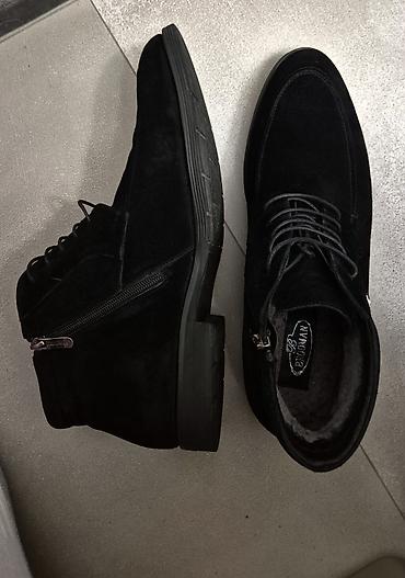 Ботинки: Ботинки-челси Brooman, черные. Замша, мех. Куплены за $200, носились 1 — 5