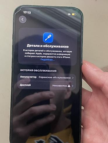 Apple iPhone: IPhone 13, Б/у, 128 ГБ, Зеленый, Кабель, 76 % — 9