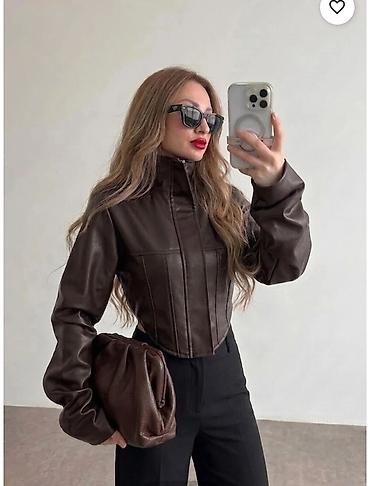 Kurtkalar: Dəri kurtka, Zara, S — 1