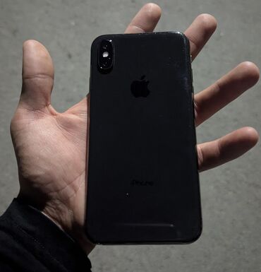 ipod touch 6: IPhone X, Колдонулган, 64 ГБ, Jet Black, Каптама, 100 %