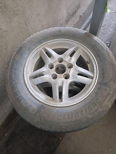 Колеса в сборе 205 / 70 / R 15, Зима, Б/у, Комплект, Легковые, Литые, отверстий - 5 at lalafo.kg Колеса в сборе 205 / 70 / R 15, Зима, Б/у, Комплект, Легковые, Литые, отверстий - 5
