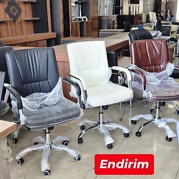 masa ders: Yeni, Təkərli, Qolları tənzimlənir, Dəri — 6