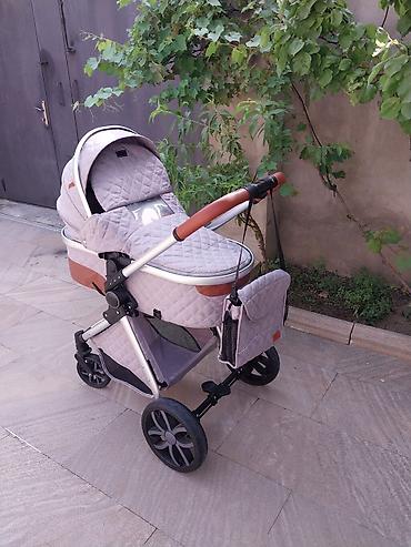 yumru beşik: Uşaq arabası – çoxfunksiyalı beşik-liyolka tipli model - Rəng: açıq — 2