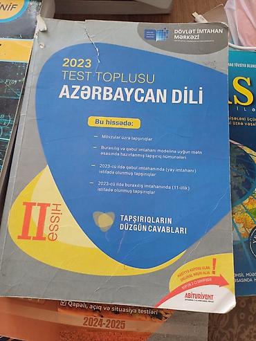 Testlər: Abituriyentlər üçün 4 kitabdan ibarət test-toplu dəsti 1) İngilis — 18