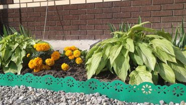 Искусственный газон: Декоративная бордюрная лента. Бордюрная лента предназначена для — 2