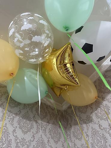 Шары: Воздушные шары и готовые наборы для оформления праздников. - Гелиевые — 1