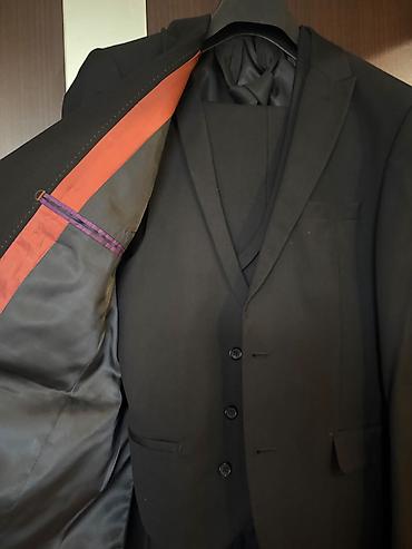 termo paltar: Goldmen kişi kostyumu – SlimFit 8 model - Rəng: qara (Colour: 01) - — 2