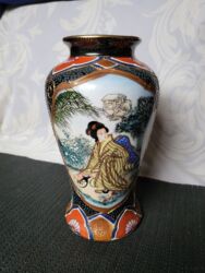 Ostali antikviteti: Vaza 1950g+ Royal Satauma rucno oslikana,24-na pozlata. Japanska — 3