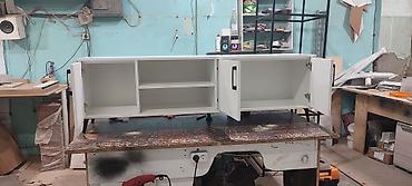 silver kitchen: Тумба и подставка для телевизора, Новый, Напольная, ЛДСП, Самовывоз, цвет - Белый — 2