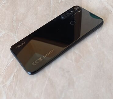 сотовый телефон fly ts112: Redmi Note 8, 128 GB, rəng - Qara, Barmaq izi