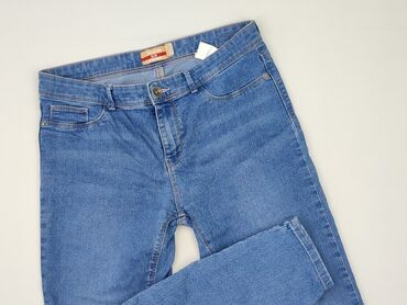 spodnie baggy jeans: Jeansy damskie, Janina, rozmiar L