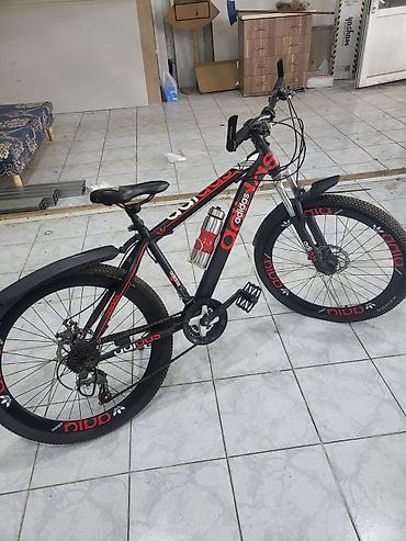 İdman velosipedləri: Dağ velosipedi – 26 düym - Rəng: qara/qırmızı dizayn - Çərçivə — 2