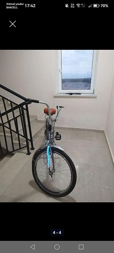 Velosipedlər: Stels Pilot 230 şəhər/krüizer tipli velosiped - Rəng: boz-gümüş — 3