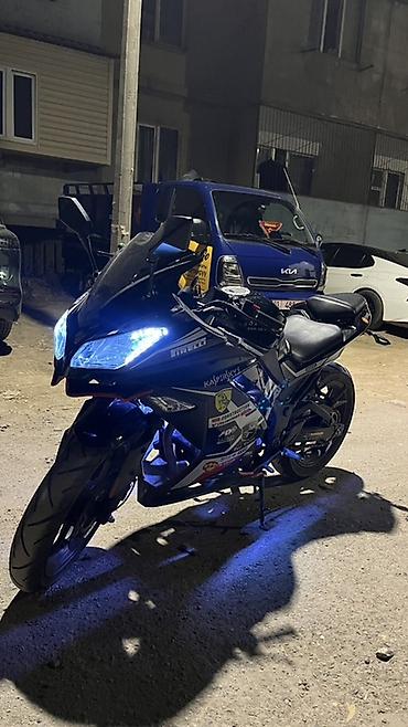 горный мотоцыкл: Спортбайк Kawasaki, 250 куб. см, Бензин, Взрослый, Б/у — 5