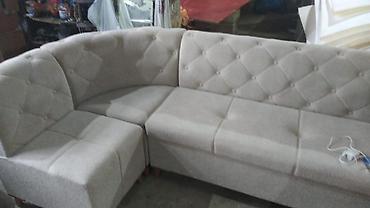 metbex divanlari: Künc divan, Mətbəx üçün, Parça, Bazalı — 6
