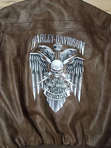 baka prase majice: Muška jakna sa kapuljačom – Harley-Davidson stil - Boja: braon — 8