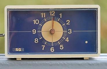 Satovi za kuću: KOLEKCIONARSKI -Dizajnerski sat/ Vtg budilnik WIGO i ESGE — 4
