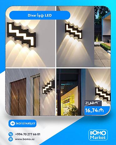 divar ici dus: LED divar işığı - Müasir zigzaq dizaynı ilə dekorativ və funksional — 1