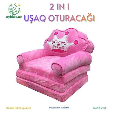 stitch oyuncaq: 👑 Uşaq Kreslo-Divan Transformeri (2-si-1 arada) 🩷 Oyun üçün kreslo 🛏️ — 2