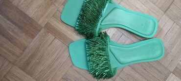 grubin papuce zelene: Modne papuče, Zara, 40