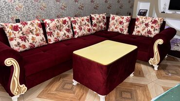 Matraslar: Künc divan, İşlənmiş, Açılmayan, Bazalı, Vеlur parça, Çatdırılma yoxdur