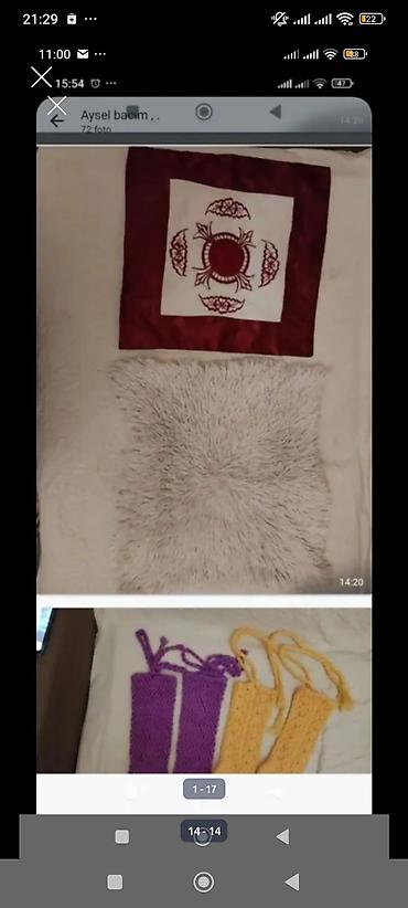 Dəsmallar: Üz üçün İşlənmiş Dəsmal — 5