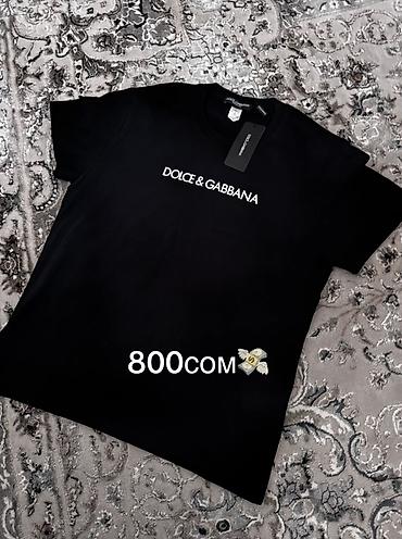 gabbana: Футболки с брендовыми принтами - Модели: - Белая футболка с — 2