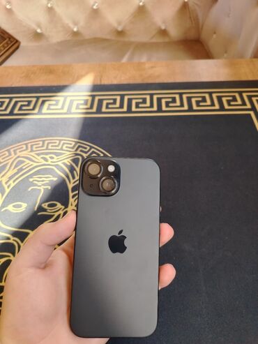 işlenmiş soyducular: IPhone 15, 128 GB, Black Titanium, Barmaq izi, Simsiz şarj, Face ID