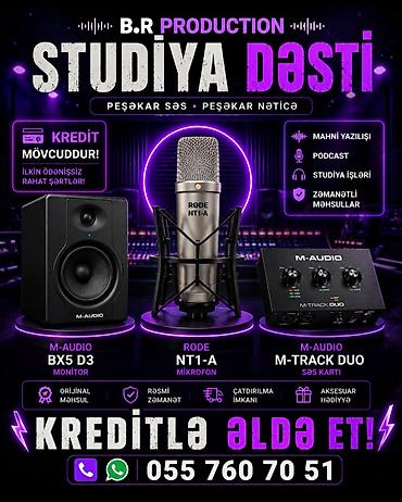 studio: B.R Production – Full Hazır Professional Studİya Dəsti Mahını yaz — 2
