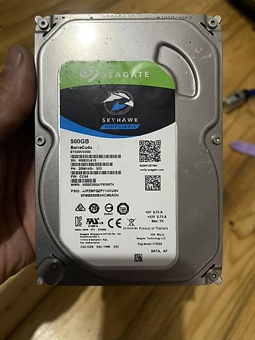 ariston 30 lt: Seagate SkyHawk Surveillance sərt disk – 500GB - Model: Seagate — 1