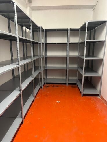 Sifarişlə stelajlar: Anbar və mağazalar üçün metal rəf sistemi - Material: qalın metal — 12