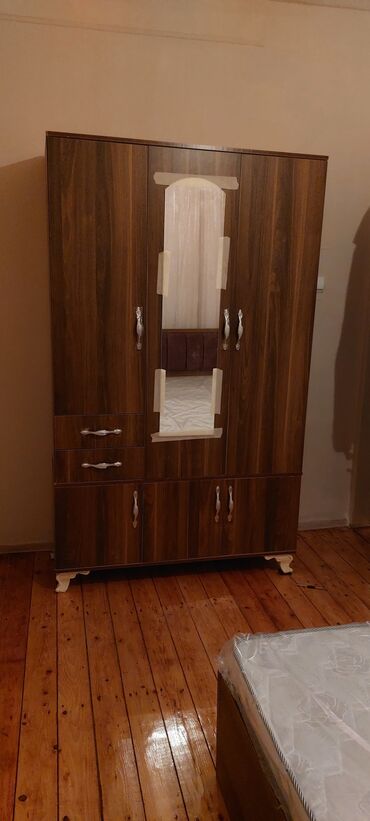 Dolablar: Yeni, Açılan, 3 qapılı Düz dolab, Qarderob, paltar dolabı, Azərbaycan — 16