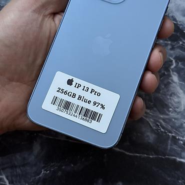 Apple iPhone: IPhone 13 Pro, Б/у, 256 ГБ, Pacific Blue, Защитное стекло, 97 % — 2