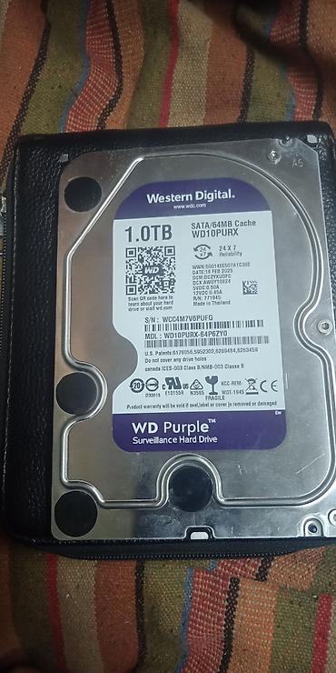 камера слежения: Накопитель для ПК, Б/у, Western Digital (WD), HDD, 1 ТБ, 3.5", Для ПК — 1