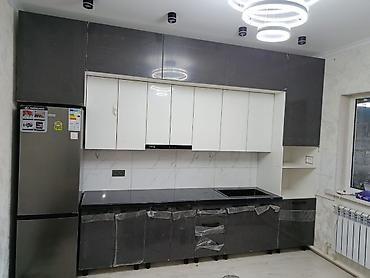 silver kitchen: Кухонный гарнитур, Новый, цвет - Серый — 3