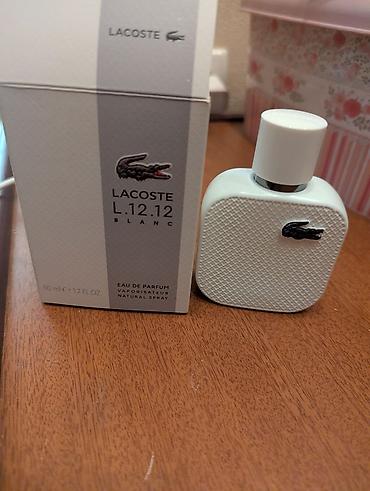 флакон для парфюма: Lacoste L.12.12 Blanc Eau de Parfum, 50 ml Брал в Euphoria parfum за — 1