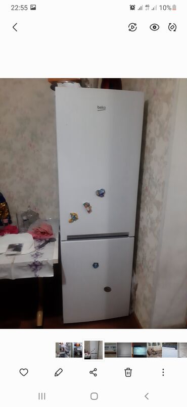 холодилник аренда: Холодильник Beko, Б/у, Двухкамерный