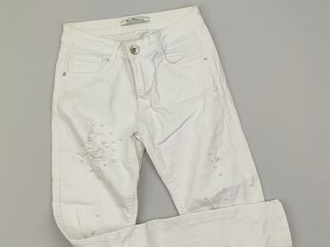 białe t shirty dekolt v: Jeans, XS (EU 34), condition - Good
