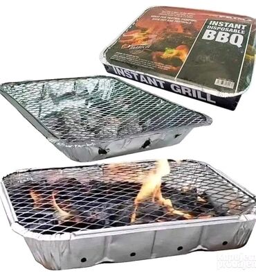 ikea metalne police za kuhinju: Coal barbeque, New