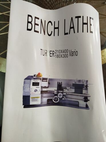 Avtogen: BENCH LATHE – TURNER Vario dəzgah Model seçimləri: - TURNER 210x400