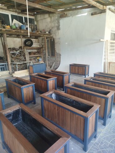 Bitkilər üçün dibçəklər: 🇦🇿Bakı şəhəri üzrə zəmanətli Taxta dipçəklərin topdan və pərakəndə — 6