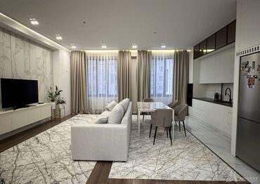 иссык ата отдых: 3 комнаты, 109 м², Элитка, 3 этаж, Дизайнерский ремонт