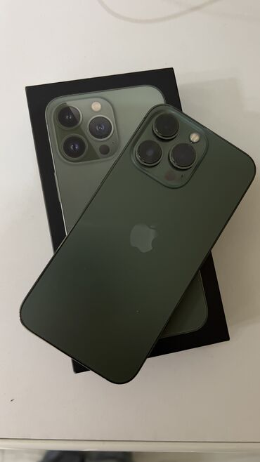 Телефоны, планшеты: Продаю IPhone 13 pro, цвет Alpine Green, 128 GB. -состояние идеальное