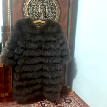 шуба норк: Шуба из натурального меха. из меха песца (поперечная раскладка).на