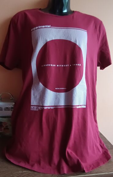 zara i gucci majica: Men's T-shirt 2XL (EU 44), bоја - Bordo